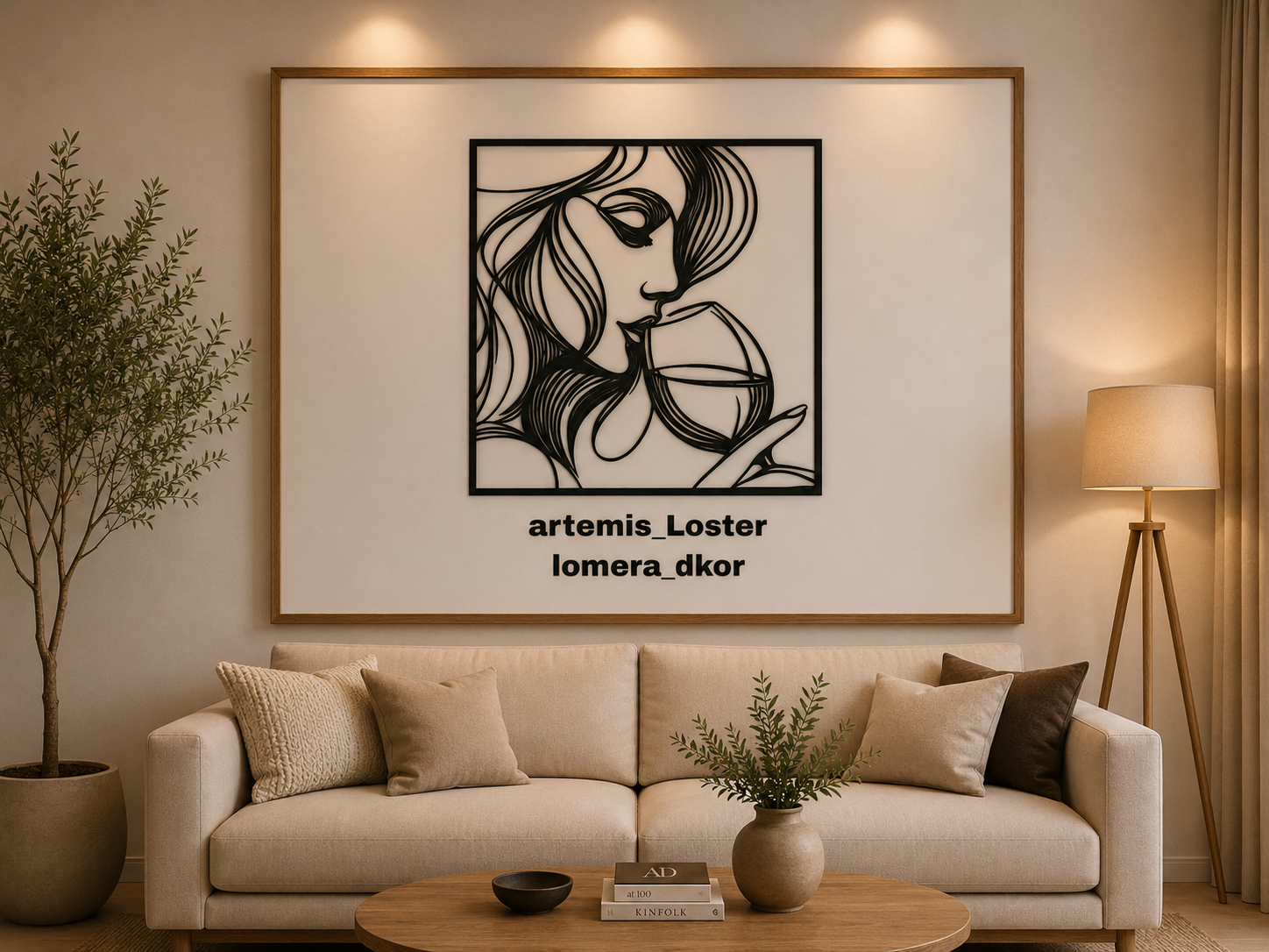 تابلو فلزی دیواری  مدرن خاص کد T/102